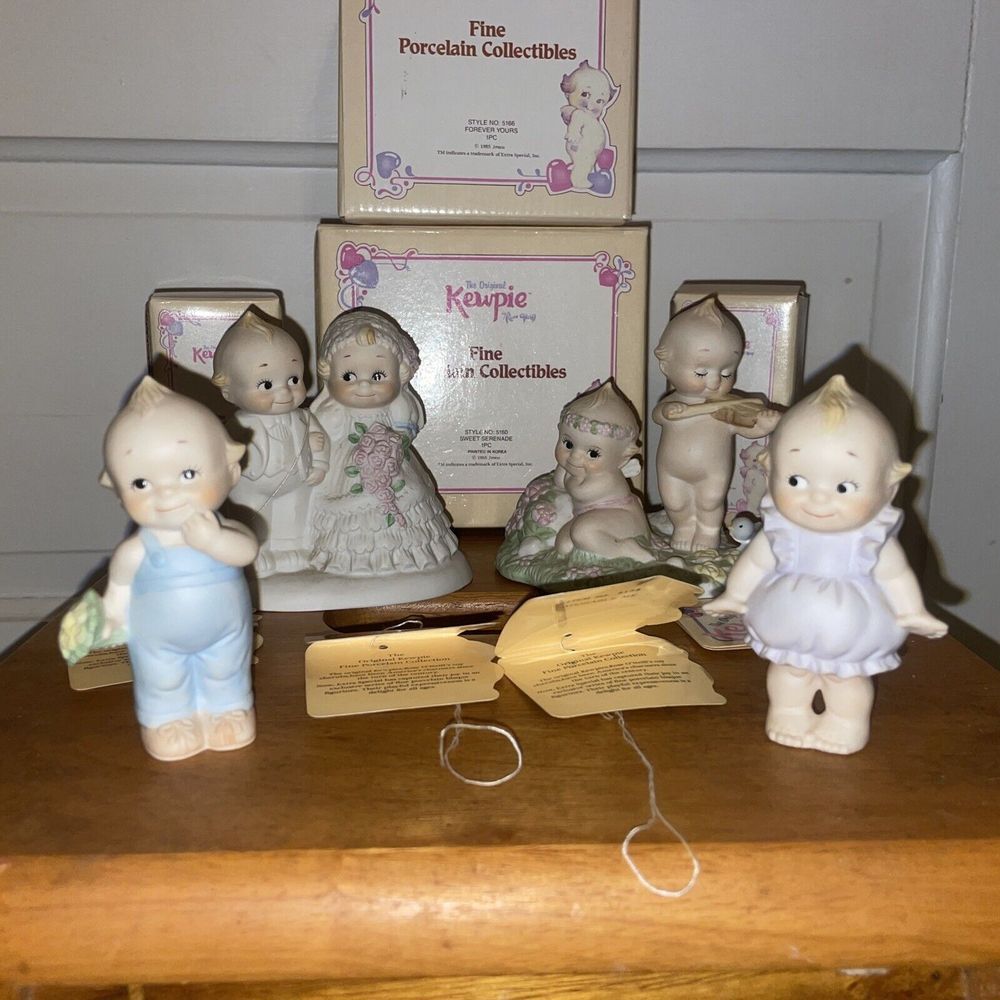 Vintage Kewpie Figurines Collectibles Serenade Forever Yours Adorable Me‎